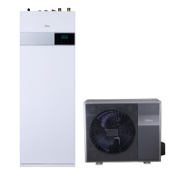 Midea MHA-V10W/D2N8-B2H2-IWT240 M-Thermal osztott hőszivattyú (R32, 10 kW, 1 fázis, 240l, fekete)